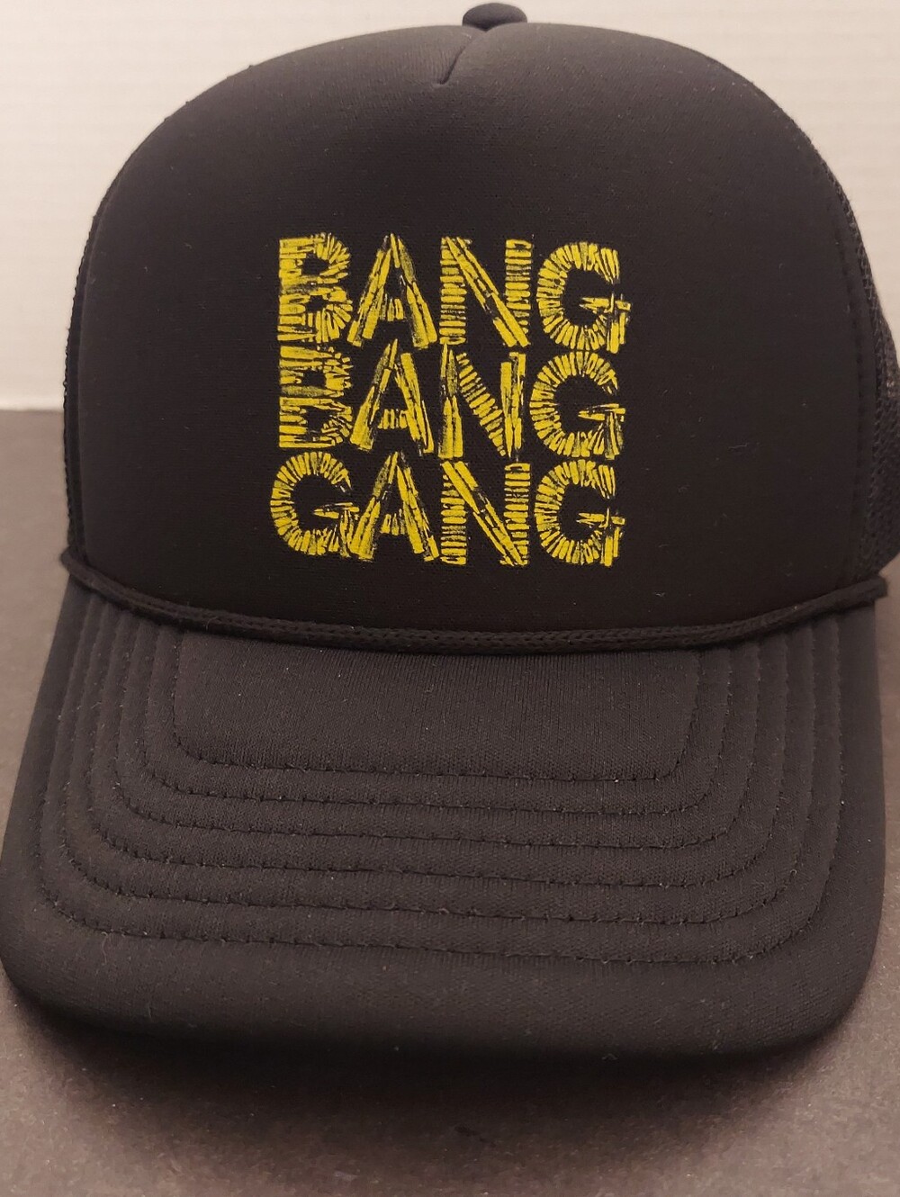 Aew Wrestling Bang Bang Gang Trucker Hat Bullet Club Gold Switchblade Jay White